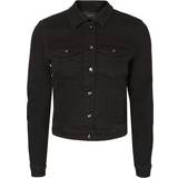 Vero Moda Short Denim Jacket - Black