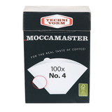 Moccamaster vit Moccamaster Kaffefilter nr. 1x4 - 100st