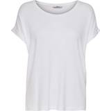 8 - Dam T-shirts & Linnen Only Loose T-shirt - White/White