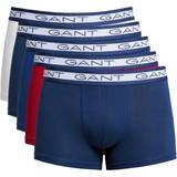 Gant Herr - Vita Underkläder Gant Basic Trunks 5-Pack - Multicolor