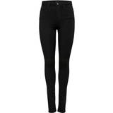 Modal Jeans Only Onlforever Life Hw Skinny Fit Jeans - Black/Black Denim