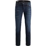 Jack & Jones Byxor & Shorts Jack & Jones Tim Original JOS 719 Slim/Straight Fit Jeans - Blue/Blue Denim