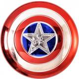 Tecknat & Animerat Maskerad Tillbehör Rubies Captain America Electroplated Metallic 12" Shield