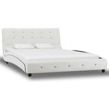 vidaXL Bed with Memory Foam Mattress 69.5cm Sängram 120x200cm