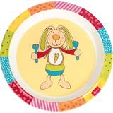 Sigikid Barn- & Babytillbehör Sigikid Children's Plate Rainbow Rabbit