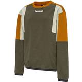 Multifärgade Sweatshirts Barnkläder Hummel Sander Sweatshirt - Black Olive (207706-8288)