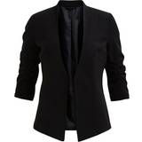 12 - Dam Kavajer Vila 3/4 Sleeved Formfitted Blazer - Black