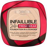 Basmakeup L'Oréal Paris Infaillible 24H Fresh Wear Foundation in a Powder #20 Ivory