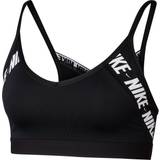 Yoga Kläder Nike Dri-Fit Indy Padded Logo Sports Bra- Black/White