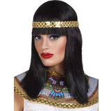 Historiska Maskerad Långa peruker Boland Cleopatra Black Wig