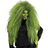 Grön Peruker Widmann Witch Wig Green