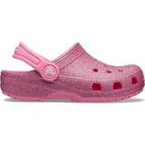 Rosa Tofflor Crocs Kid's Classic Glitter - Pink Lemonade
