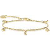 Smycken Thomas Sabo Star & Moon Bracelet - Gold/White