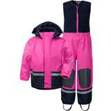 Fleecefodrat galonställ Barnkläder Didriksons Boardman Kid's Rain Set - Plastic Pink (503968-322)