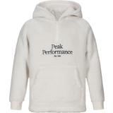 Vita Överdelar Barnkläder Peak Performance Jr Original Pile HZ Hood - Offwhite (G76908-099)