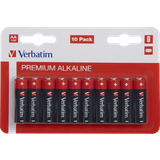 Verbatim AA (LR06) Batterier & Laddbart Verbatim AA Premium Alkaline Compatible 10-pack