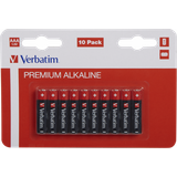Batterier - Engångsbatterier Batterier & Laddbart Verbatim AAA Premium Alkaline Compatible 10-pack