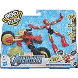 Hasbro Iron Man - Plastleksaker Figurer Hasbro Marvel Avengers 2 in 1 Bend & Flex Rider Iron Man