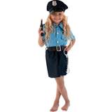 Pilot - Svart Dräkter & Kläder Widmann Policewoman Children’s Costume