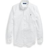 Herr - Oxfordskjortor - Vita Polo Ralph Lauren Custom Fit Oxford Shirt - White