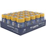 Batterier - D (LR20) - Laddningsbara standardbatterier Batterier & Laddbart Varta Industrial Pro D 20-pack