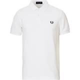 Fred Perry Överdelar Fred Perry Plain Polo Shirt - White/Navy