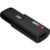 128 GB - USB 3.2 (Gen 2) - USB Type-A USB-minnen Emtec B120 Click Secure 3.2 128GB