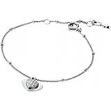 Charm Bracelets Armband Michael Kors Love Heart Bracelet - Silver/Transparent