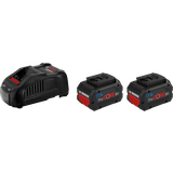 Bosch Laddare Batterier & Laddbart Bosch Starter Set 2xProCORE18V 5.5Ah + GAL 1880 CV Professional
