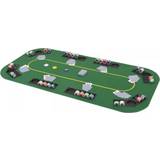 Pokerbord Bordsspel vidaXL 8-Player Folding Poker Tabletop 4 Fold Rectangular