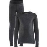 9-12M Underställ Barnkläder Craft Sportswear Core Wool Merino Set Jr - Black