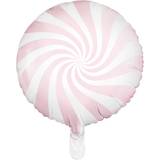 PartyDeco Foil Ballons Candy White/Light Pink