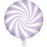PartyDeco Foil Ballons Candy White/Light Lilac