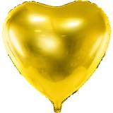 PartyDeco Foil Ballons Heart Gold
