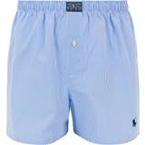 Bomull - Herr Trosor Polo Ralph Lauren Woven Boxer Shorts - Mini Gingham Light Blue
