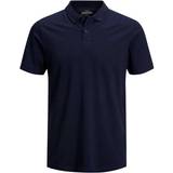 Blåa - Herr Pikétröjor Jack & Jones Classic Pike Polo Shirt - Blue/Navy Blazer
