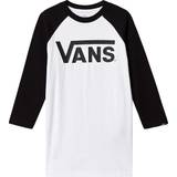 Långa ärmar T-shirts Barnkläder Vans Kid's Classic Raglan T-Shirt - White/Black (VN0003P3YB2)