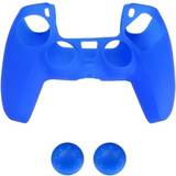 Teknikproffset AAA Speltillbehör Teknikproffset PS5 Controller Silicone Grip and 2 x Silicone Hat - Blue