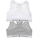Tommy Hilfiger Toppar Tommy Hilfiger Organic Cotton Logo Bralette 2-Pack - Mid Grey Heather/White (UG0UG00381-0UD)