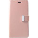 Mercury Silikoner Mobilfodral Mercury Goospery Rich Diary Wallet Case for iPhone XS Max