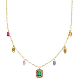 Thomas Sabo Colourful Lucky Symbols Necklace - Gold/Multicolour