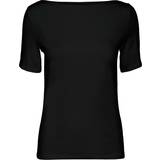 Vero Moda Dam T-shirts & Linnen Vero Moda Panda O-Neck Short Sleeved Top - Black