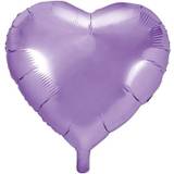 PartyDeco Foil Ballons Heart 45cm Light Lilac
