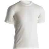 Herr T-shirts & Linnen Dovre Wool T-shirt - White
