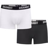 Brandit Underkläder Brandit Boxer Shorts Logo 2-pack - White/Black