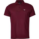 Barbour Röda T-shirts & Linnen Barbour Tartan Pique Polo Shirt - Ruby