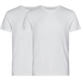 Bambu Överdelar Resteröds Bamboo T-shirt 2-pack - White