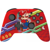 Nintendo Switch - Trådlös Spelkontroller Hori Wireless Rechargable Horipad Controller - Mario IML Edition (Switch)- Red