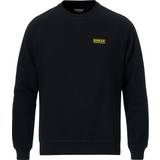 Barbour Herr - Sweatshirts Tröjor Barbour Essential Crew Neck Sweatshirt - Black