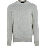 Barbour Herr - S Tröjor Barbour Light Cotton Sweater - Grey Marl